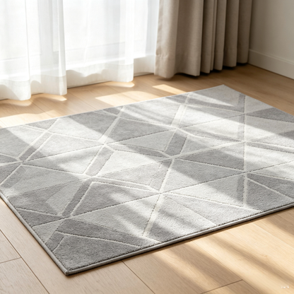 Modern Geometric & Classic Pattern Area Rug – Soft, Durable, Versatile Floor Carpet