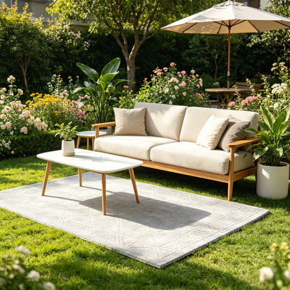 Modern Geometric & Classic Pattern Area Rug – Soft, Durable, Versatile Floor Carpet