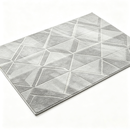 Modern Geometric & Classic Pattern Area Rug – Soft, Durable, Versatile Floor Carpet